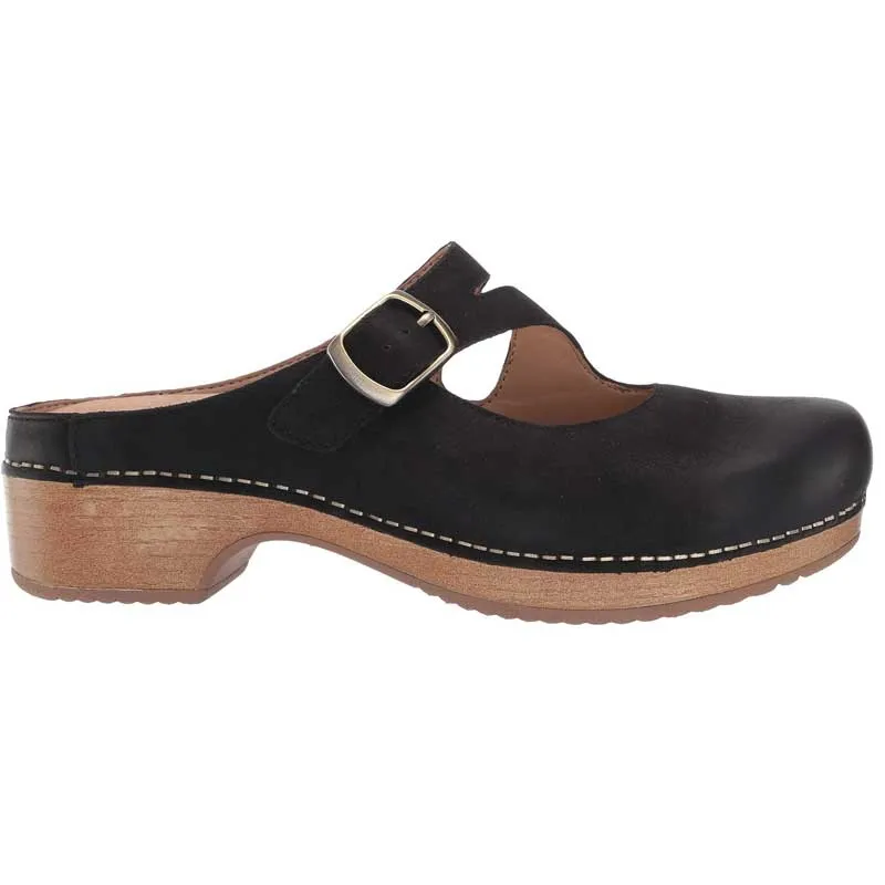 Dansko Britney Black Burnished Nubuck 9422-471600