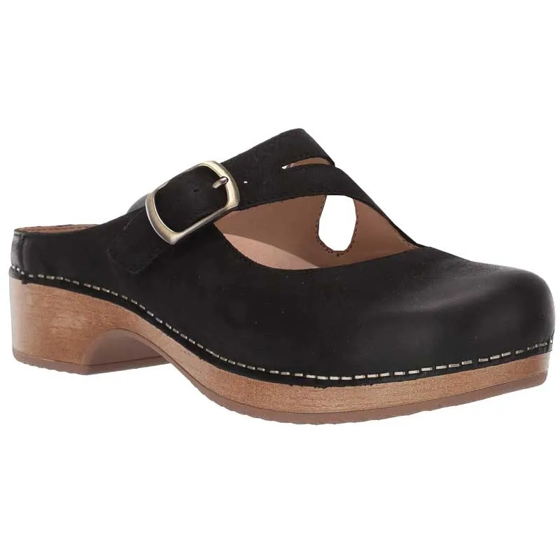 Dansko Britney Black Burnished Nubuck 9422-471600