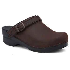 Dansko Women's Ingrid Clog - Brown Oiled