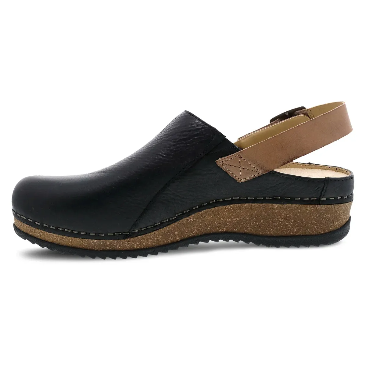 Dansko Women's Merrin Waxy Milled Mule - Black