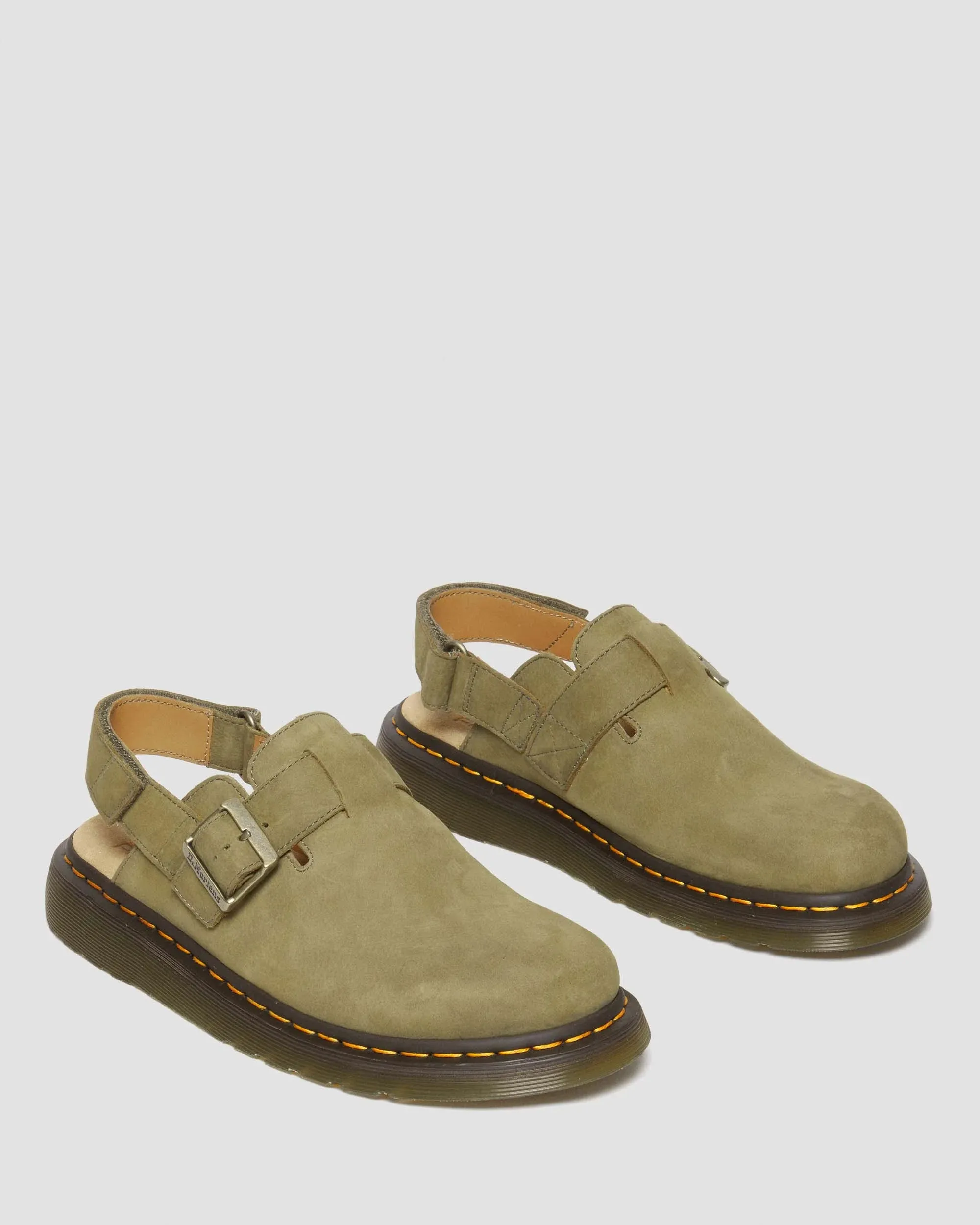 DR MARTENS JORGE II TUMBLED NUBUCK - MUTED OLIVE