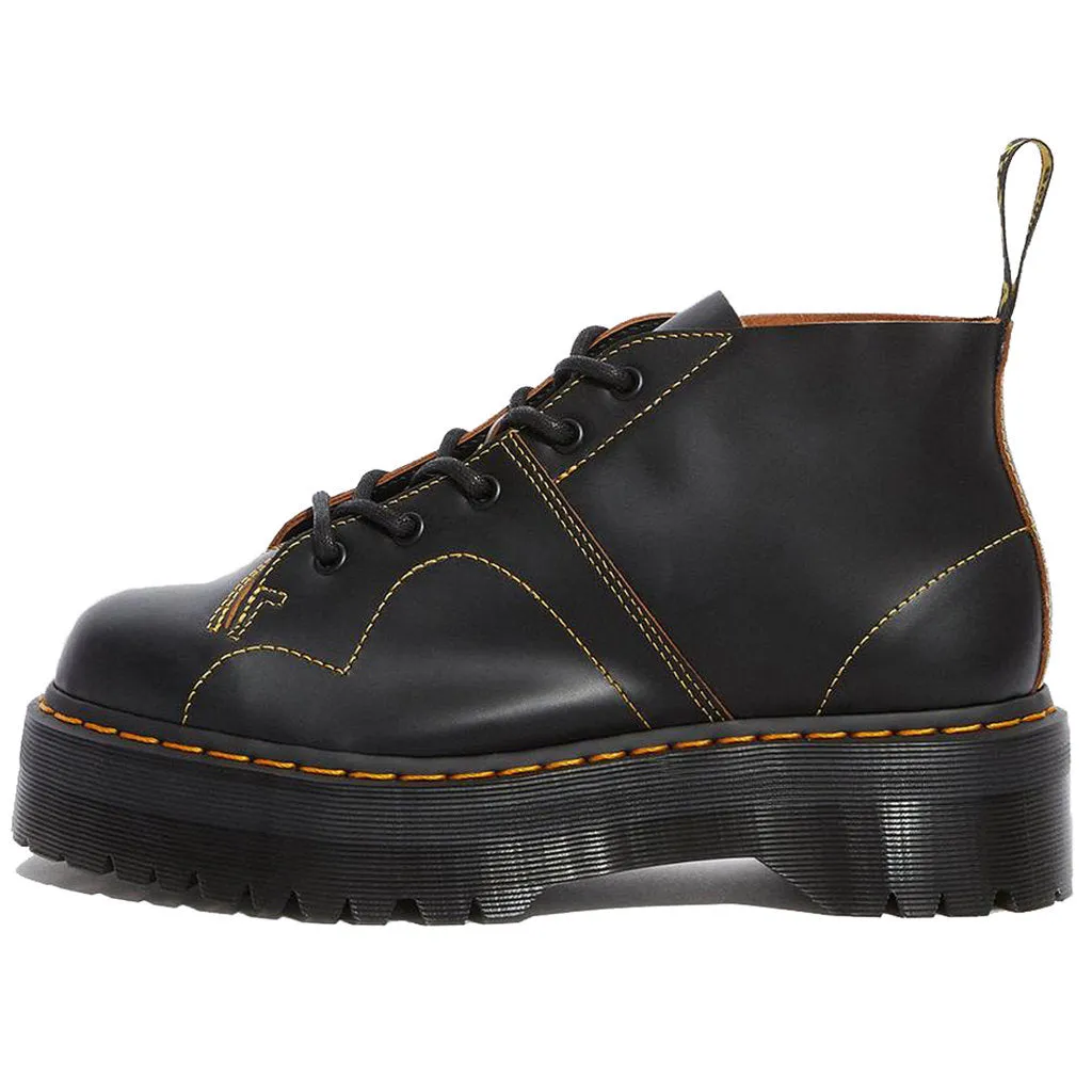 Dr. Martens Unisex Boots Church Quad Casual Ankle Lace-Up Platform Leather - UK 6.5