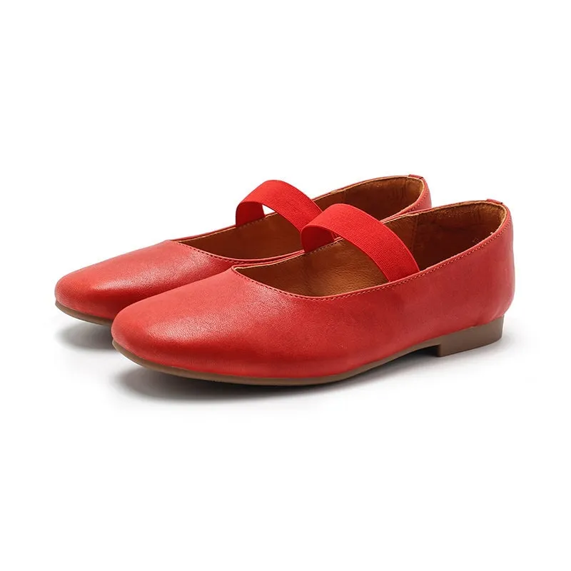 Dwarves Sheepskin Womens Michaela Mary Jane Flats in 5 Colors