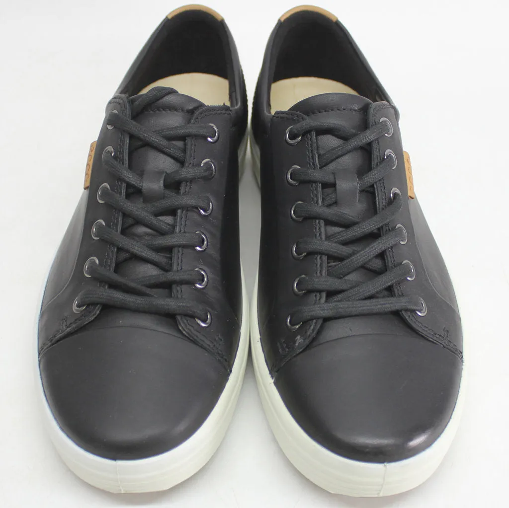 Ecco Mens Trainers Soft 7 430004 Sporty Lace-Up Low-Top Sneakers Leather - UK 7.5