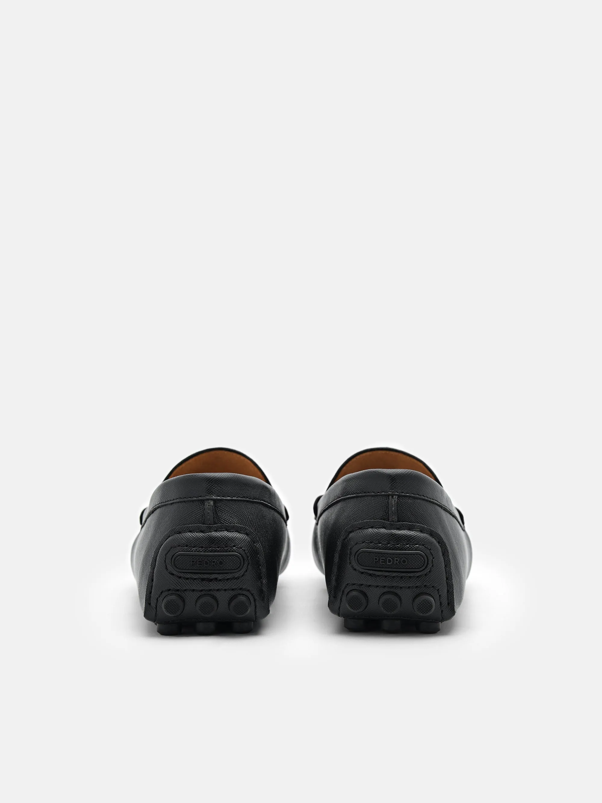 Embossed Leather Driving Shoes