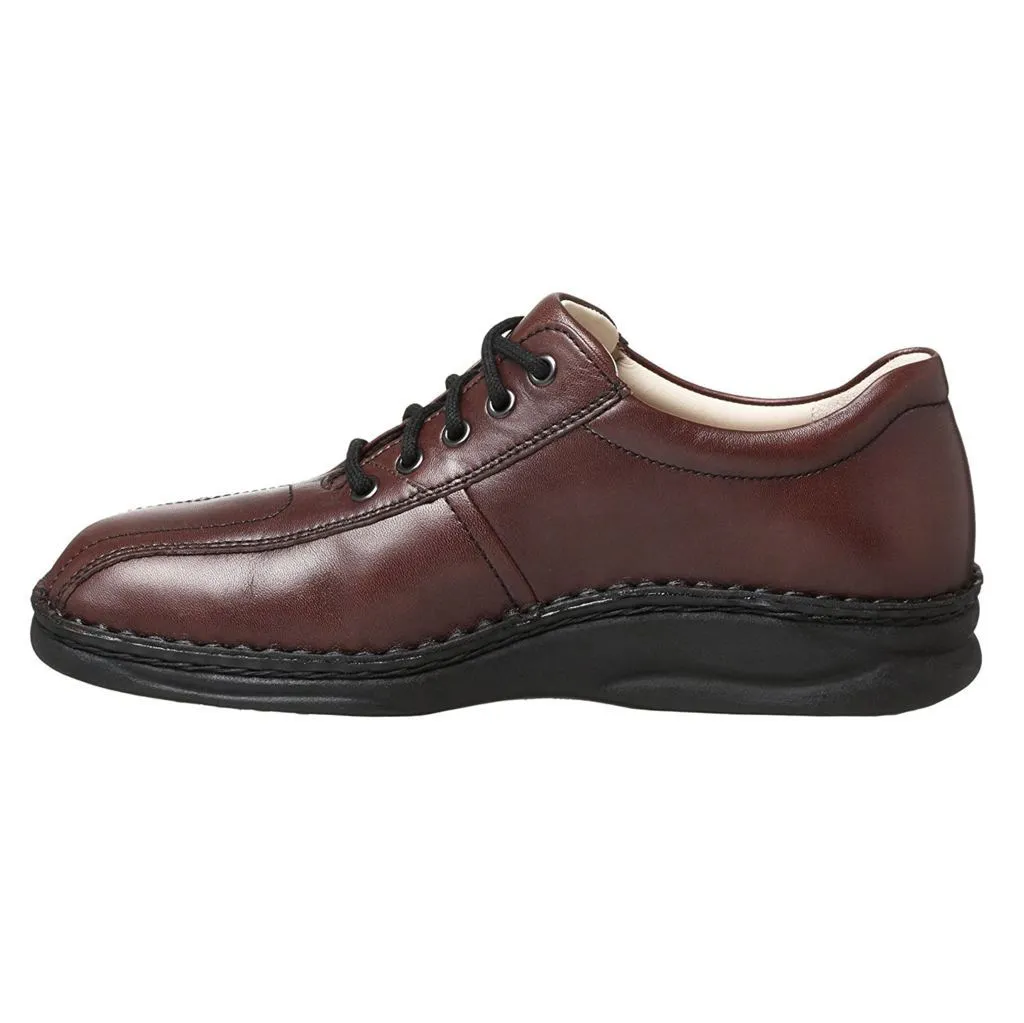 Finn Comfort Mens Dijon Brown Leather Shoes - UK 7