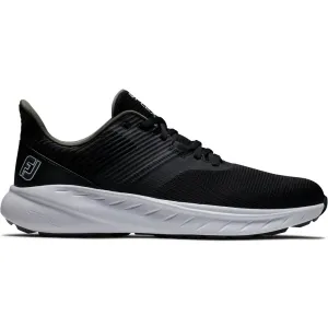 FootJoy Flex Spikeless Shoes - Black/Black/White