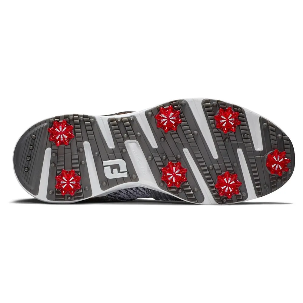 FootJoy Hyperflex BOA Spiked Shoes - Grey/Red