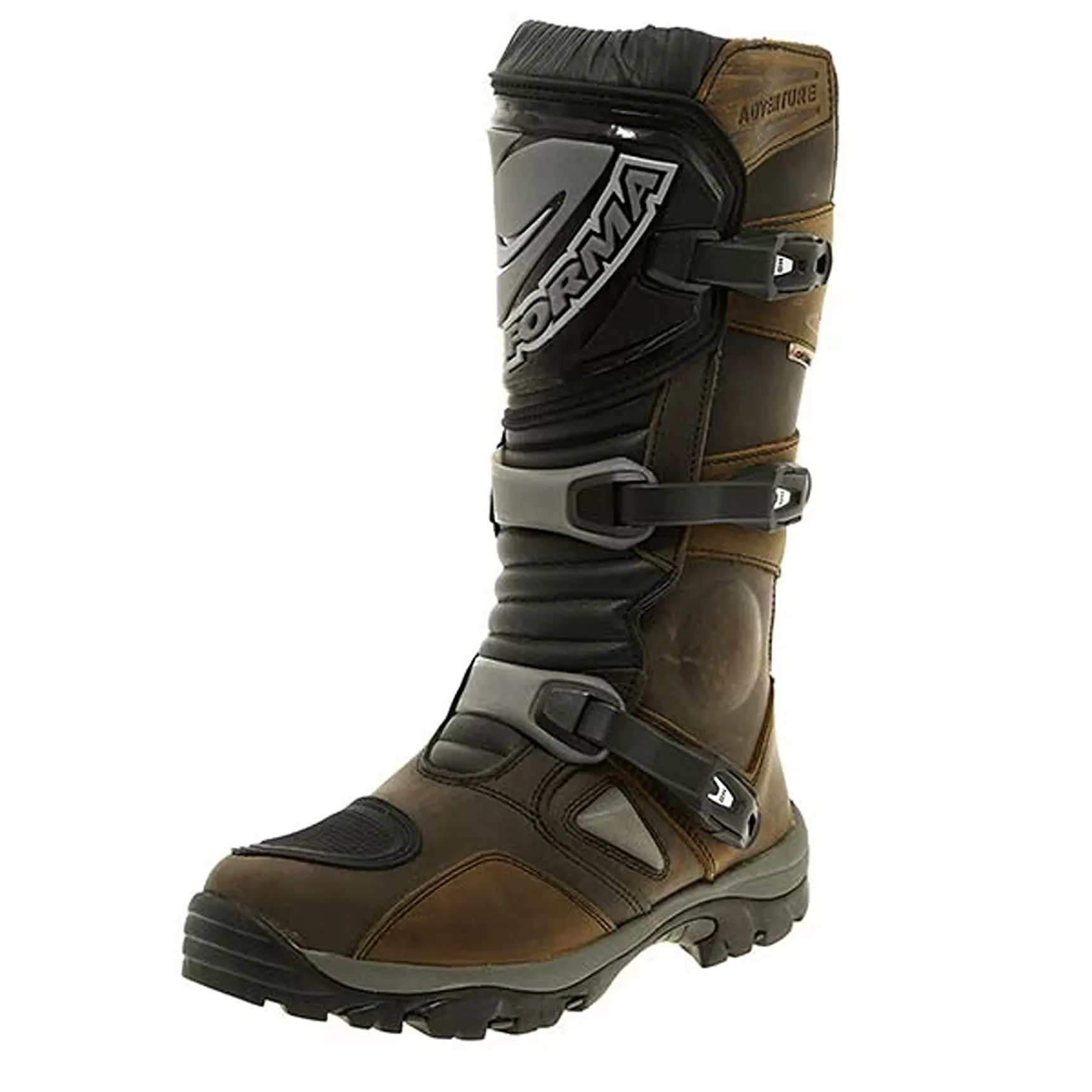 Forma Leather Adventure Motorcycle Boots - Brown