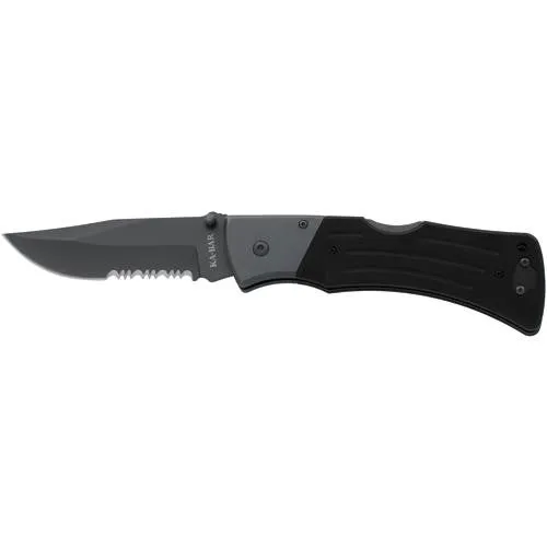 G10 Mule Folder - Clip Blade, Serrated Edge