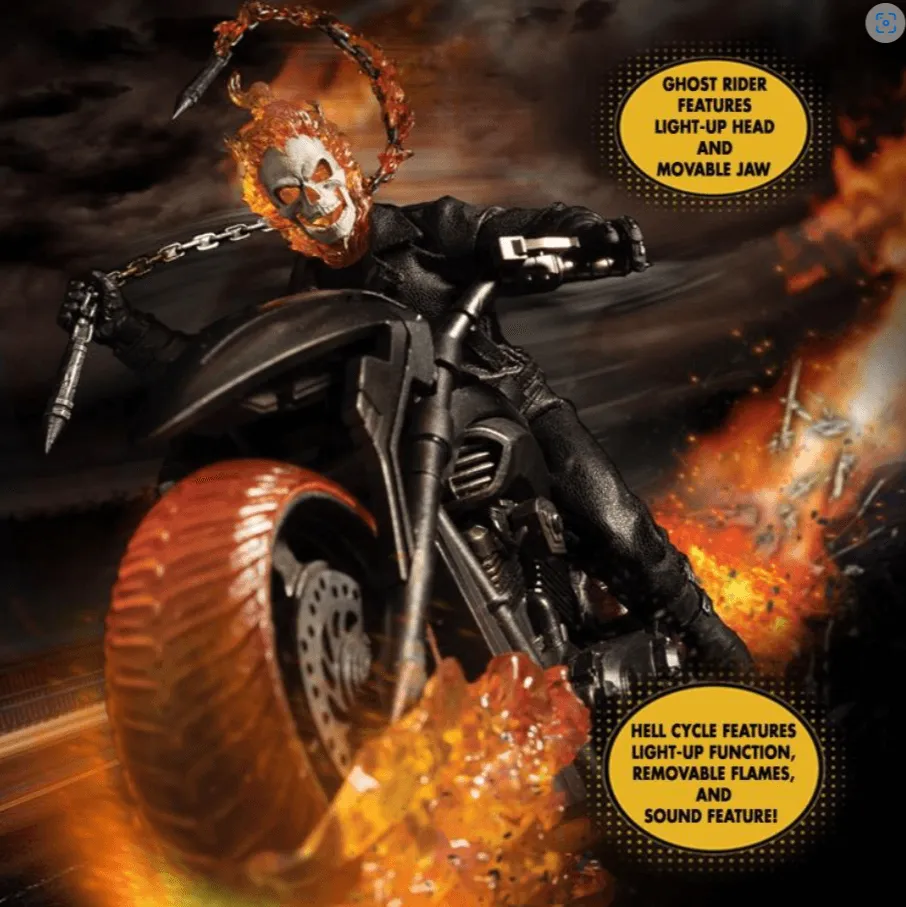 Ghost Rider and Hell Cycle One: 12 Collective Action Figure Set/ Mondo