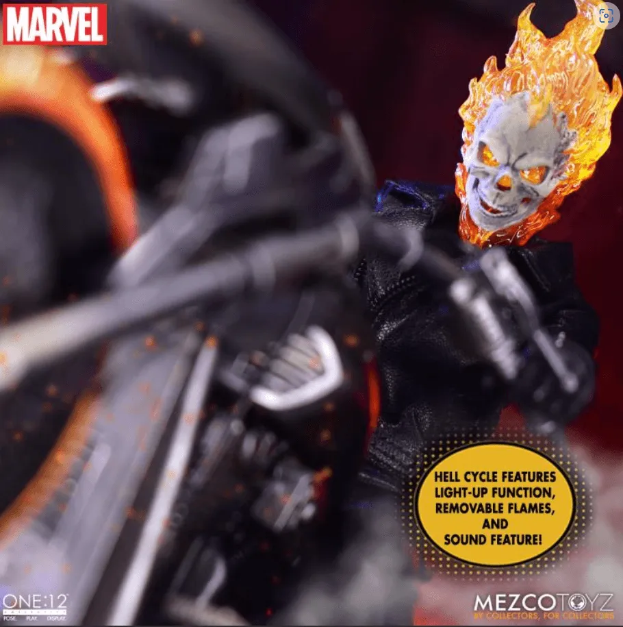 Ghost Rider and Hell Cycle One: 12 Collective Action Figure Set/ Mondo