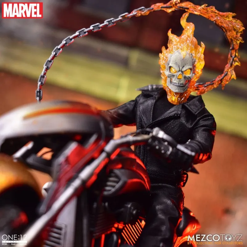 Ghost Rider and Hell Cycle One:12 Collective action figure set by Mezco