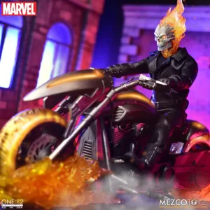 Ghost Rider and Hell Cycle One:12 Collective action figure set by Mezco