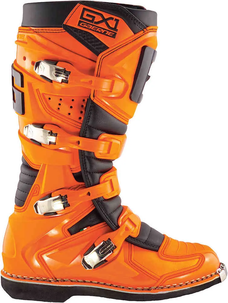 Goodyear GX-1 Gaerne Motocross Boots, Orange/Black