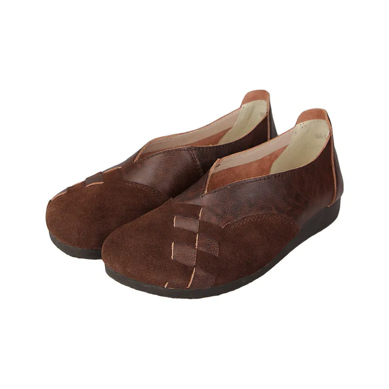 Hand-woven Casual Vintage  Flats | Gift Shoes