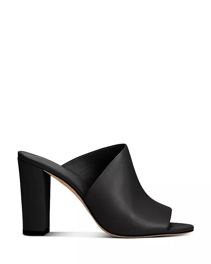 Hanna Leather Mule - Black