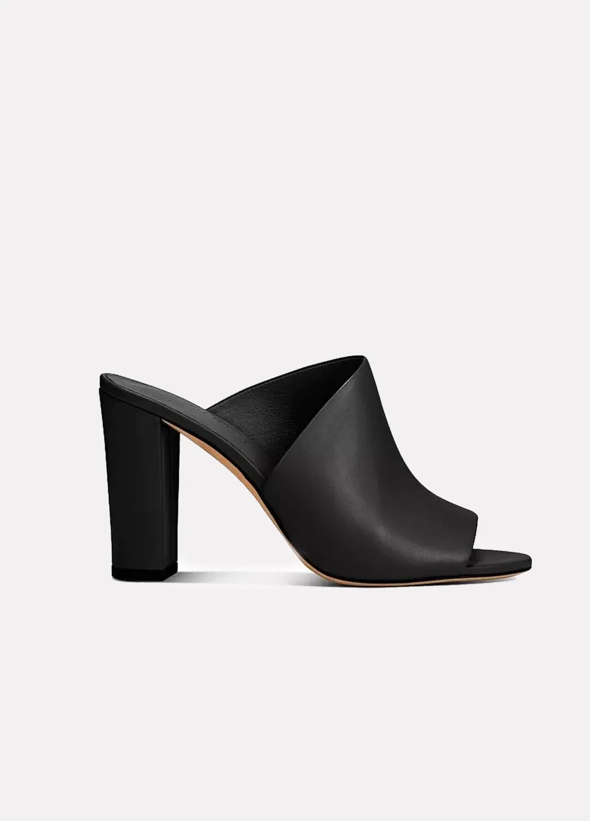 Hanna Leather Mule - Black