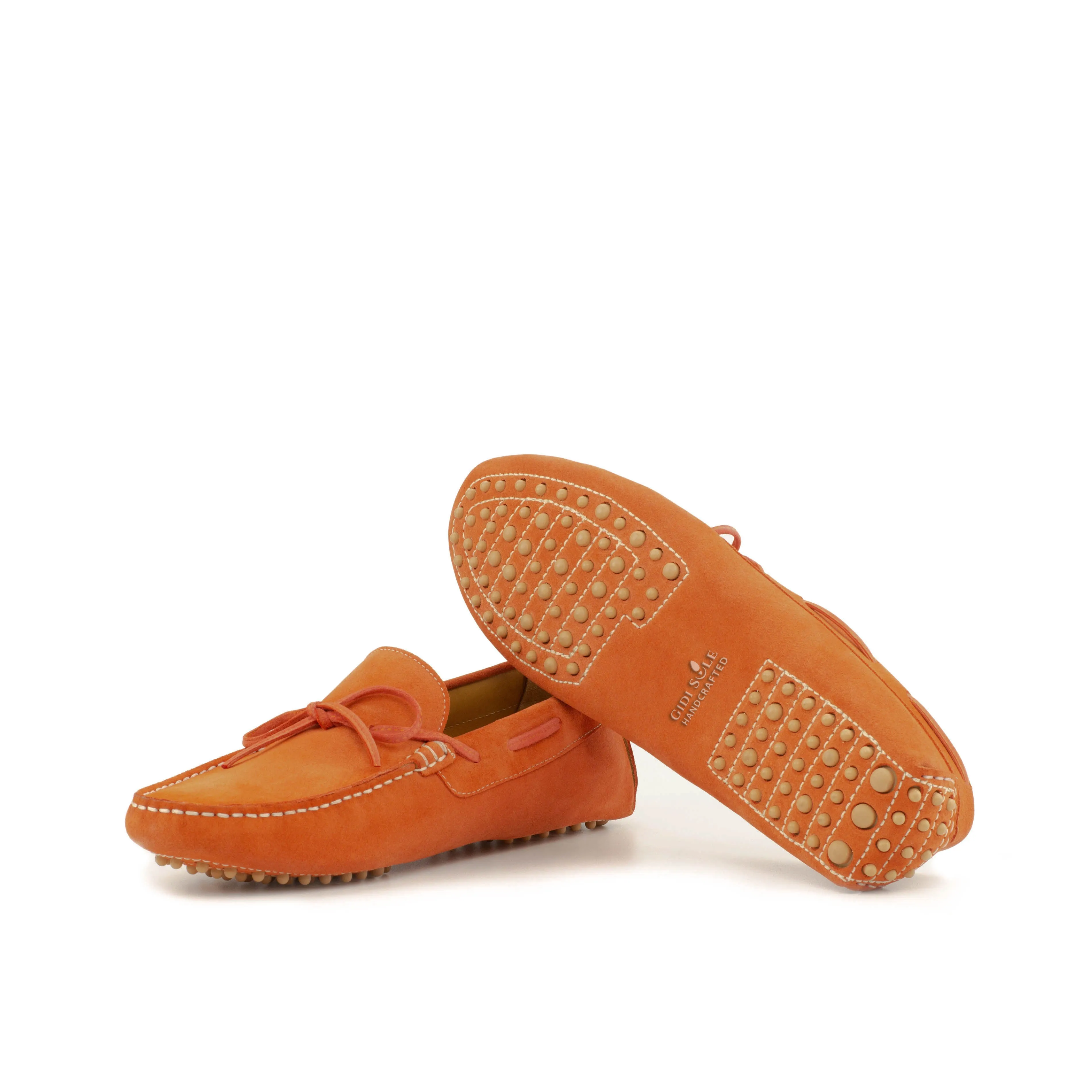 Happy Driver - Calf Suede Orange