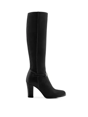 Heeled Octavia (Regular Fit) - Black Suede