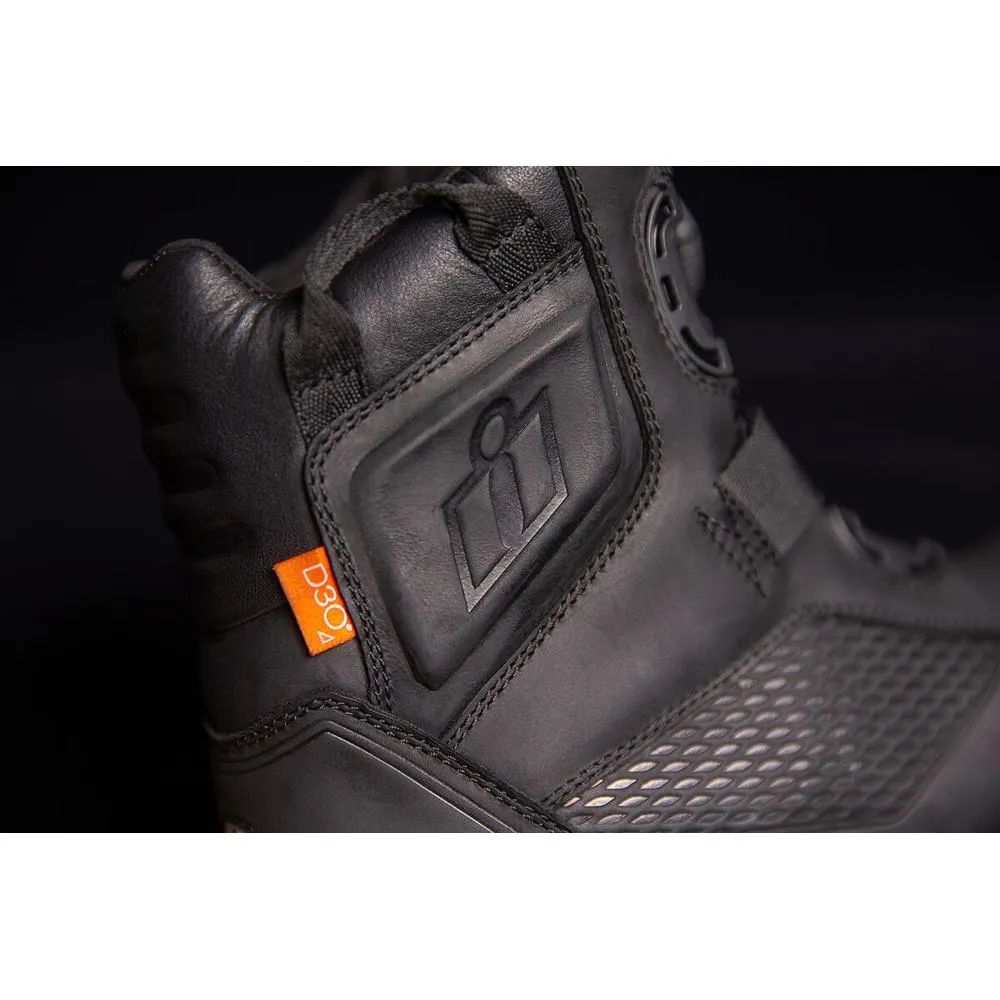 Icon Stormhawk Waterproof Boots Black