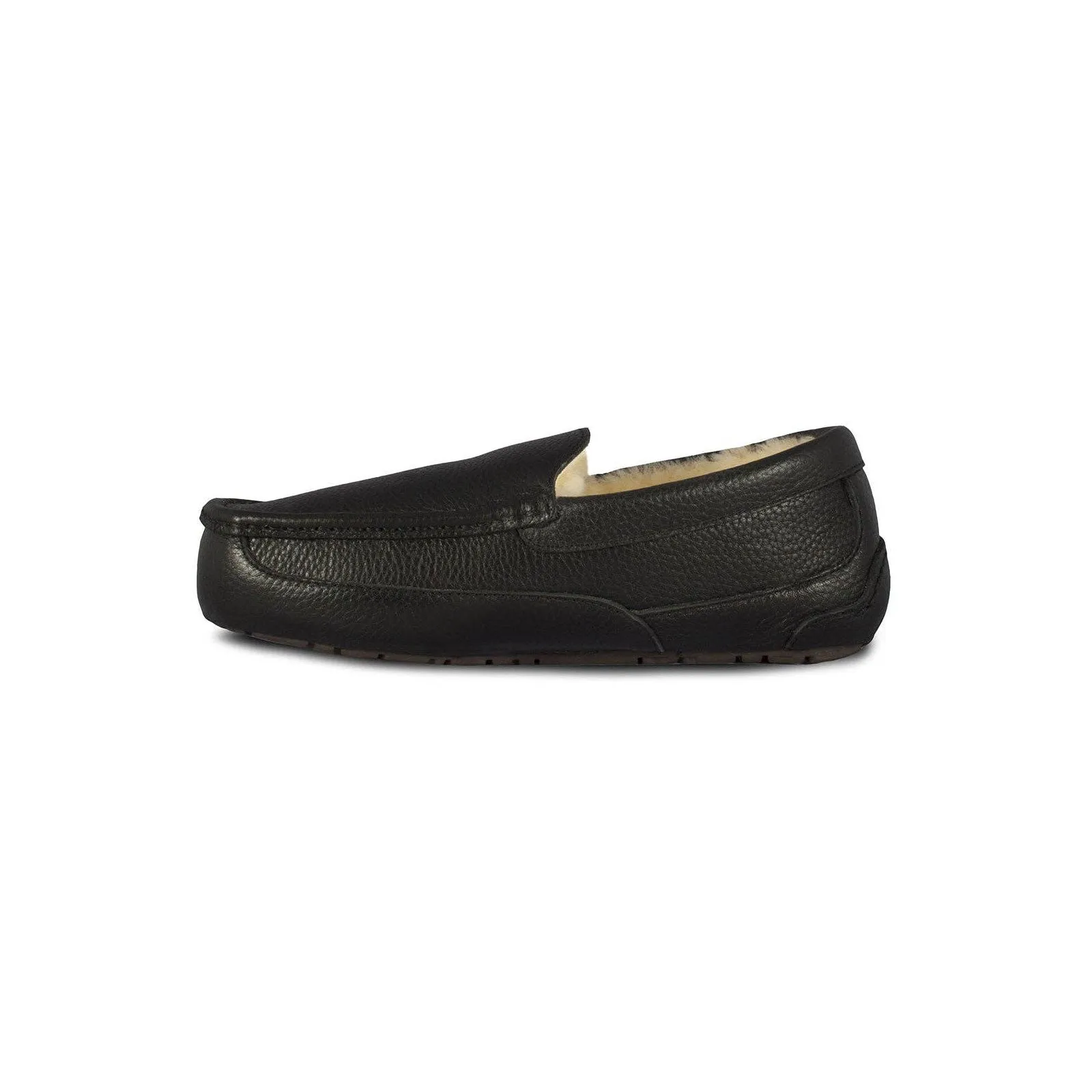 Jackson Sheepskin Moccasin in Black