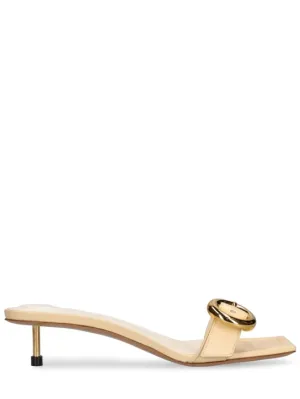 Jacquemus   35mm Regalo leather mule sandals 