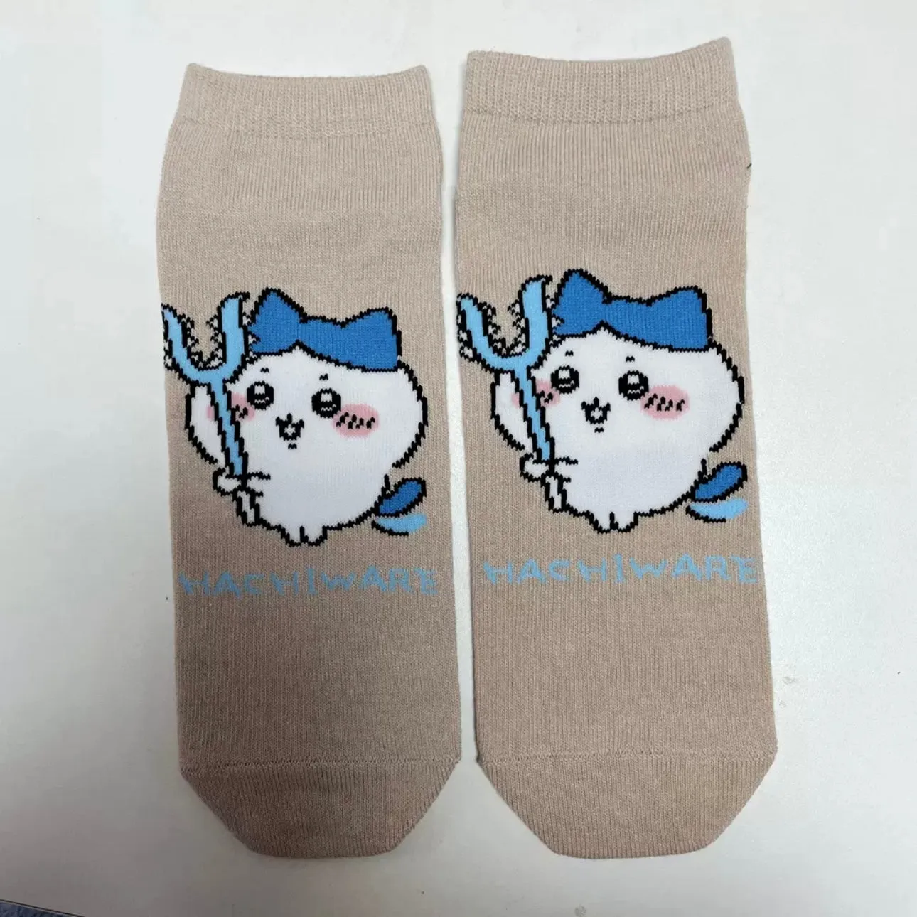 Japanese Cartoon Chiikawa Short Boot Socks | Cool Tone Casual Comic Style - Chiikawa Hachiware Hello Kitty