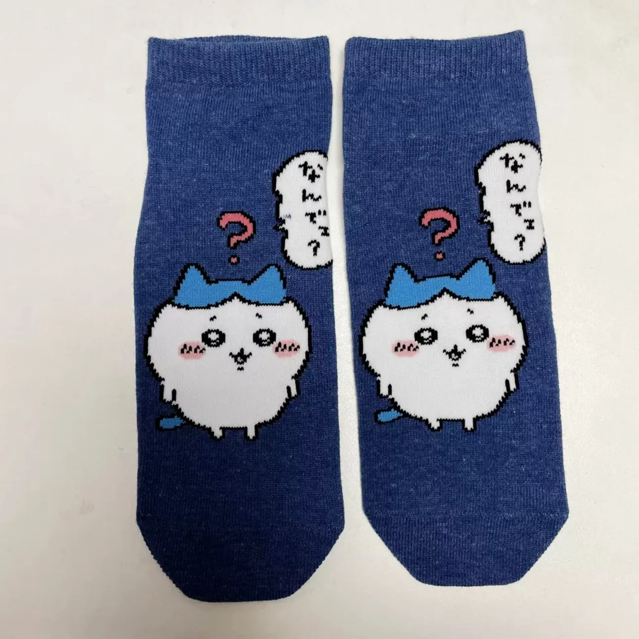 Japanese Cartoon Chiikawa Short Boot Socks | Cool Tone Casual Comic Style - Chiikawa Hachiware Hello Kitty