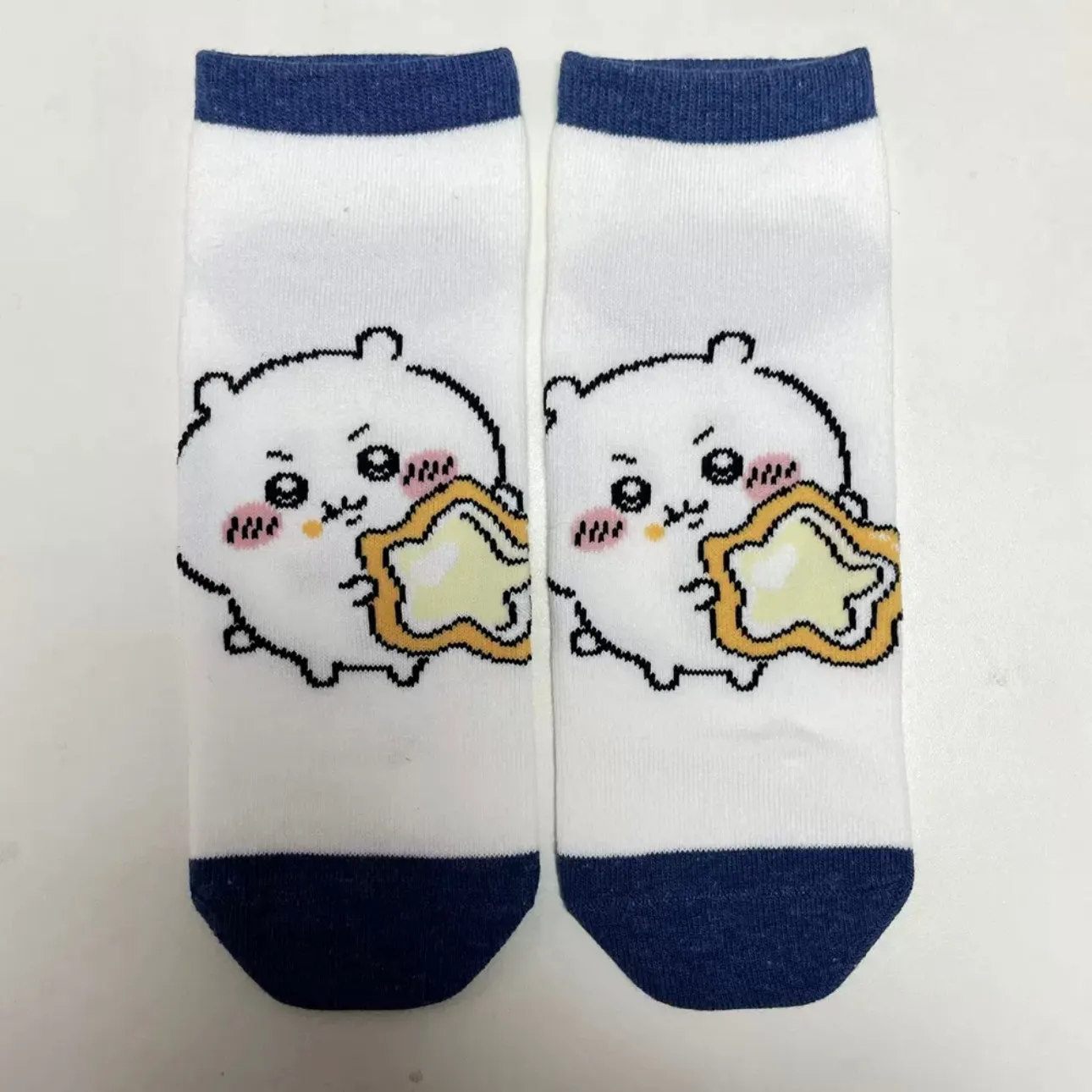 Japanese Cartoon Chiikawa Short Boot Socks | Cool Tone Casual Comic Style - Chiikawa Hachiware Hello Kitty