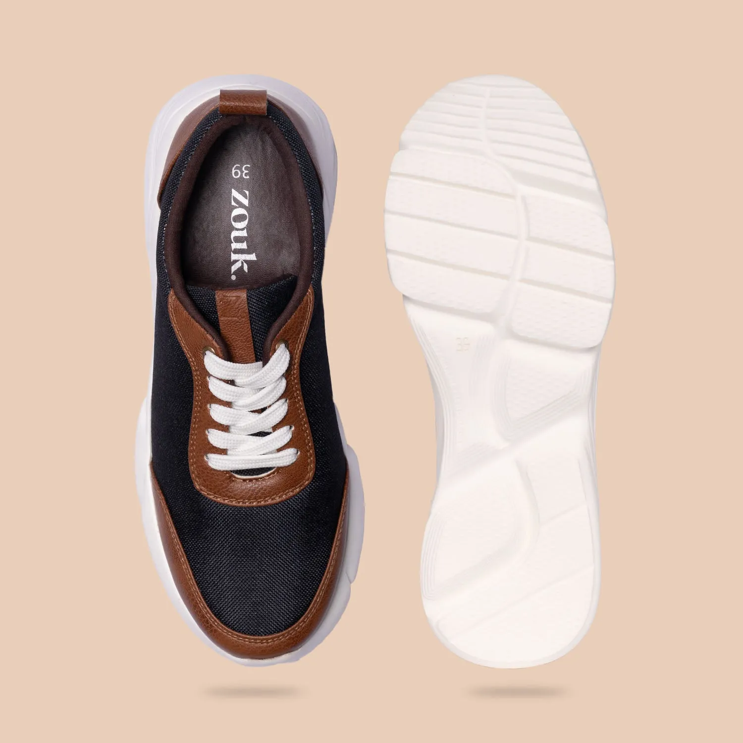 Jet Black Office  Sneaker