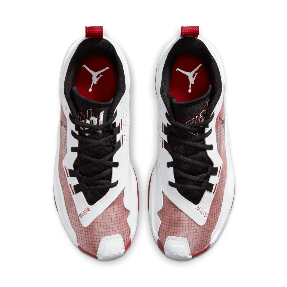 Jordan One Take 4 Basketball Shoes 'White/Crimson/Black'