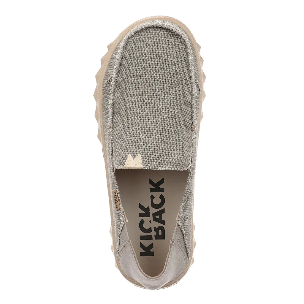 KickBack Couch Mens Vibe Rocket Grey Woven Canvas