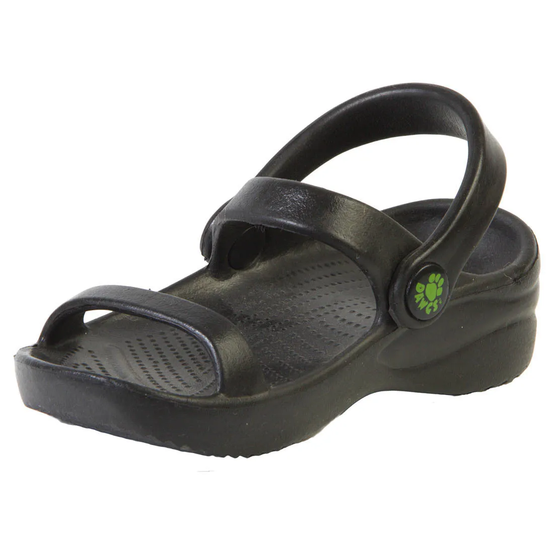 Kids' 3-Strap Sandals - Black