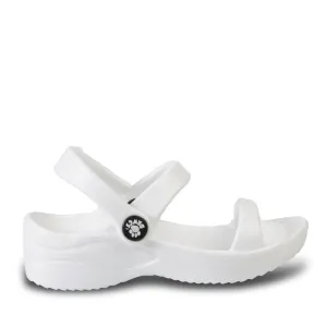 Kids' 3-Strap Sandals - White