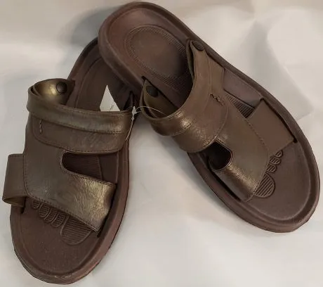 Konrad -- Men's Rubber Sandal -- Brown