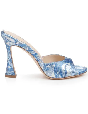 L'Agence Avery Satin Mule Heel