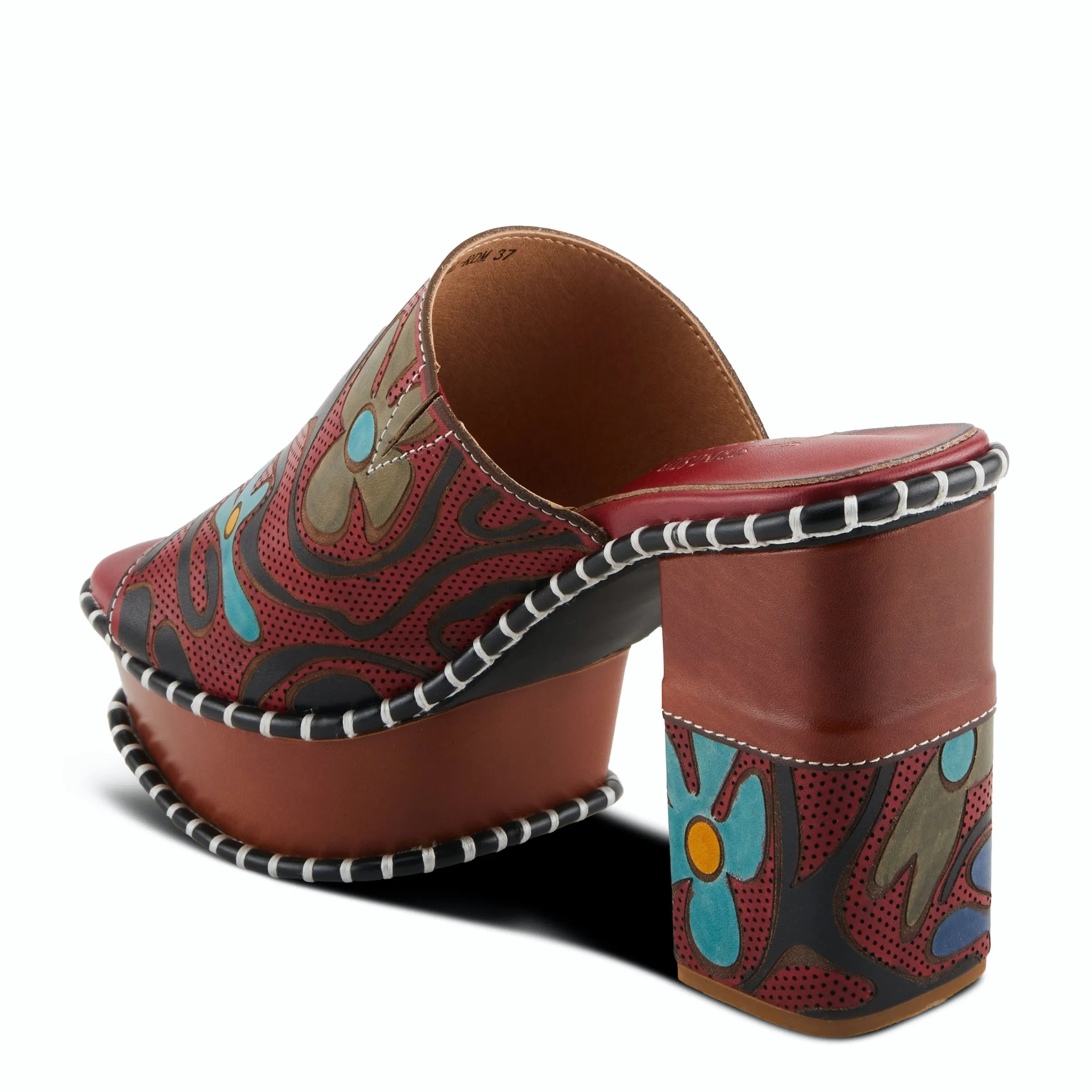 L'Artiste Colossal Slipon Mule Platform Shoes