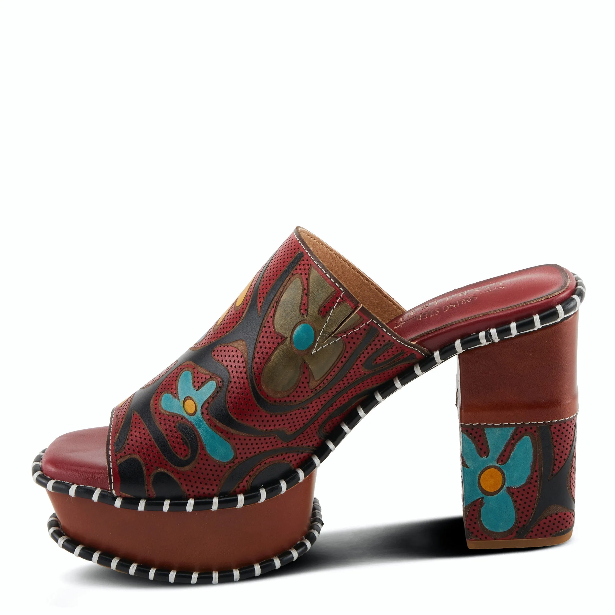 L'Artiste Colossal Slipon Mule Platform Shoes