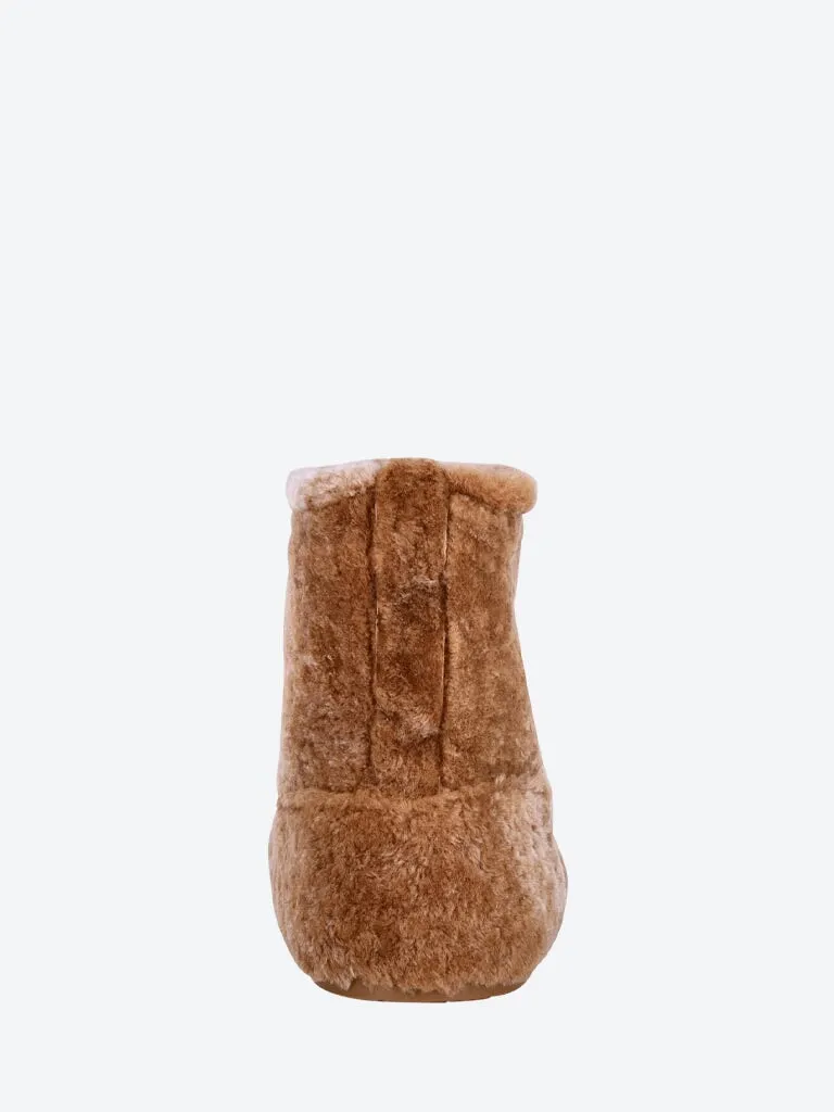 Leather shearling lago boots