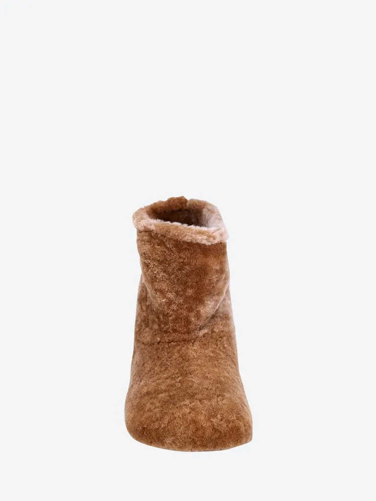 Leather shearling lago boots