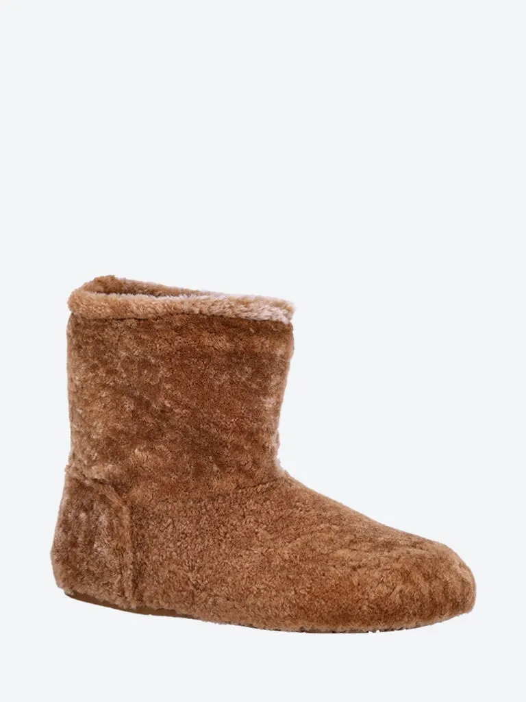 Leather shearling lago boots