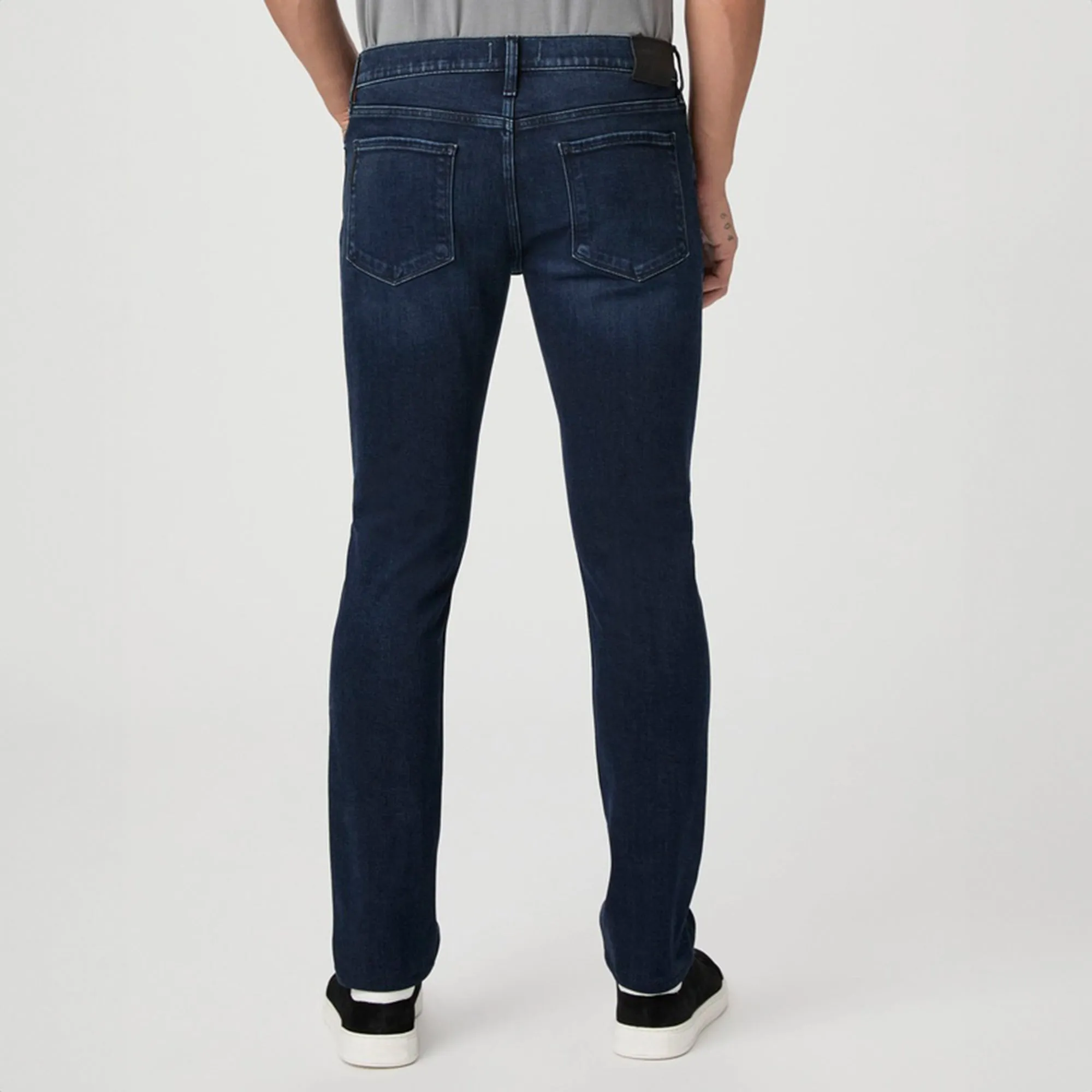 Lennox - Portola - Slim Fit Five Pocket Blue Dark Wash Jean - PAIGE