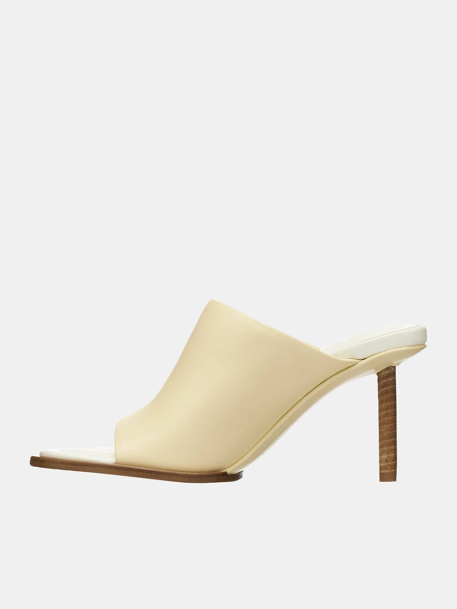 Les Mules Rond Carré (231FO047-3073-110-OFFWHITE)