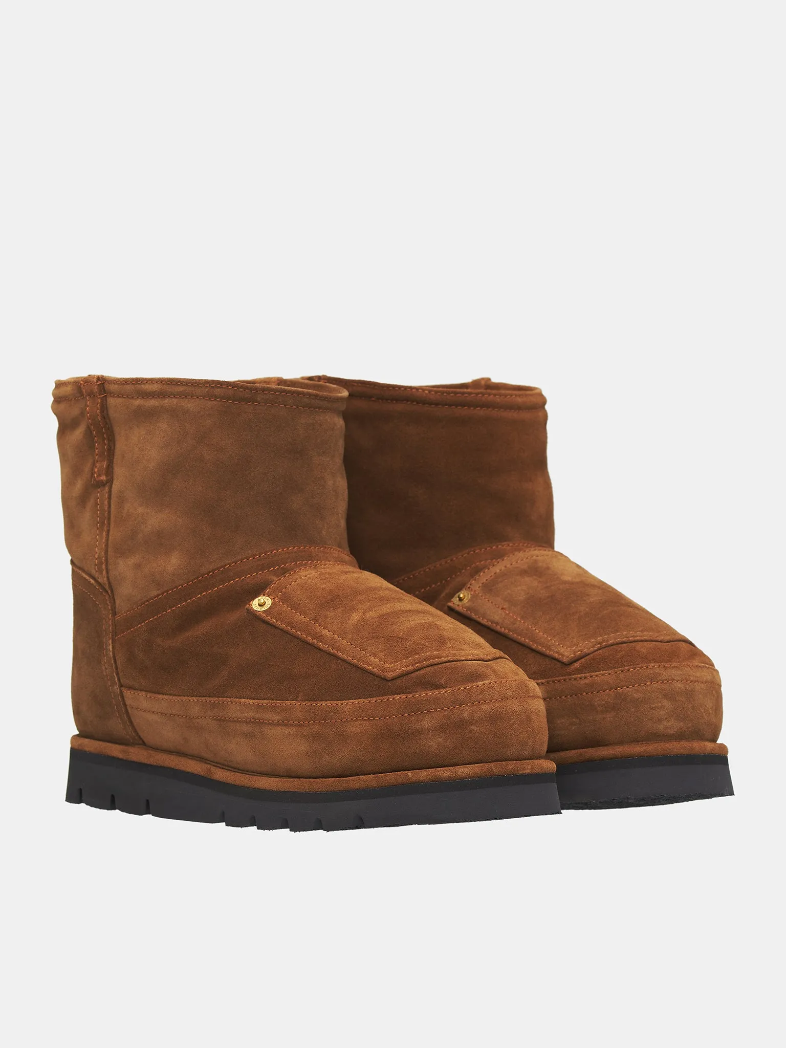 Low Shearling Boots (BD0330-AJQ-TOBACCO-BROWN)