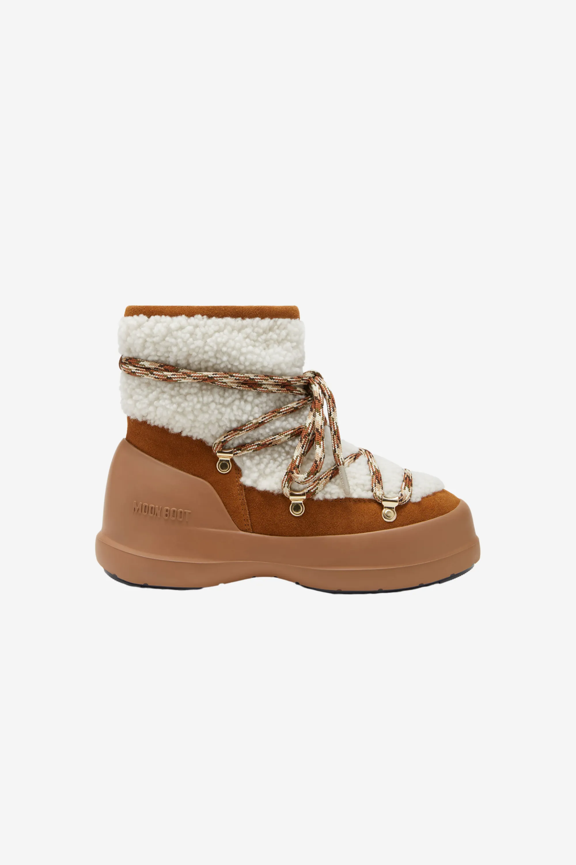 Luna Shearling Whisky/Off White