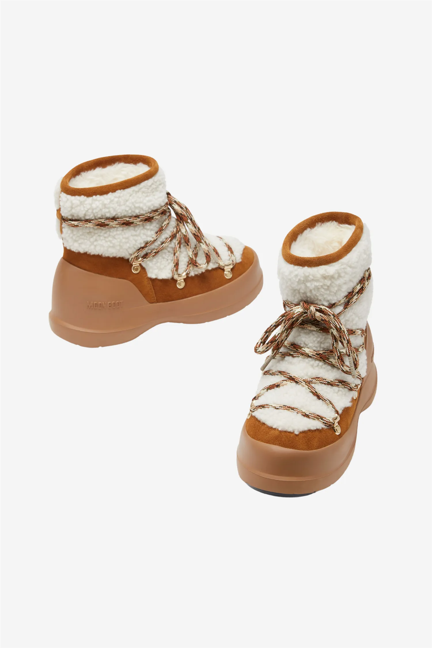 Luna Shearling Whisky/Off White