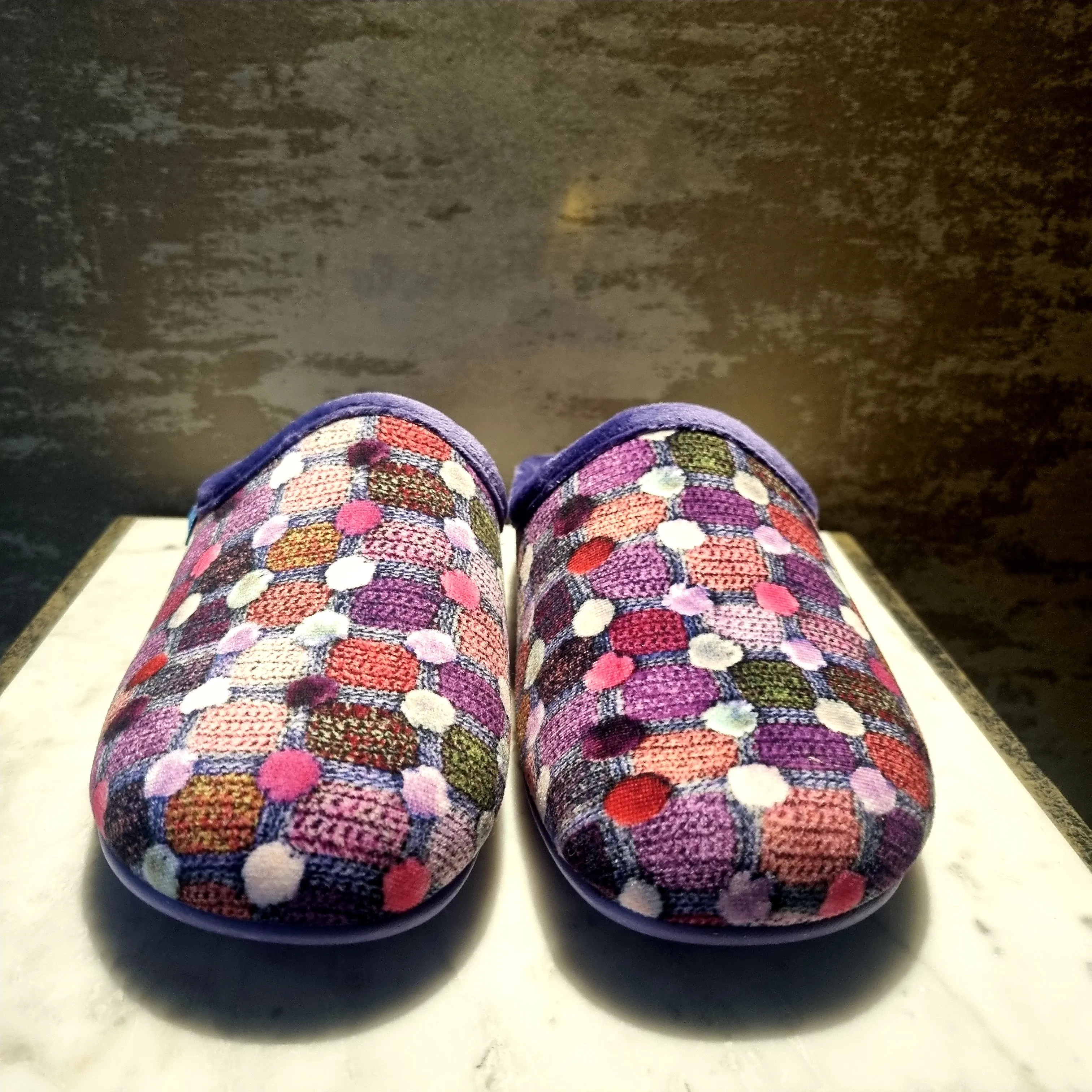 Lunar Crackle Mule Slipper