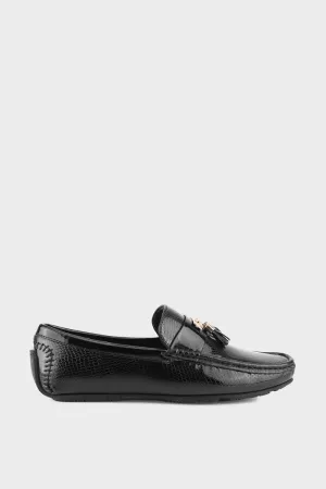 Men Casual Driving Mocs M26066-Black