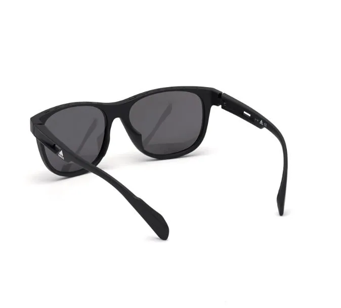 Mens Adidas Sunglasses Sp0022 Matte Black/ Grey Polarized Sunnies